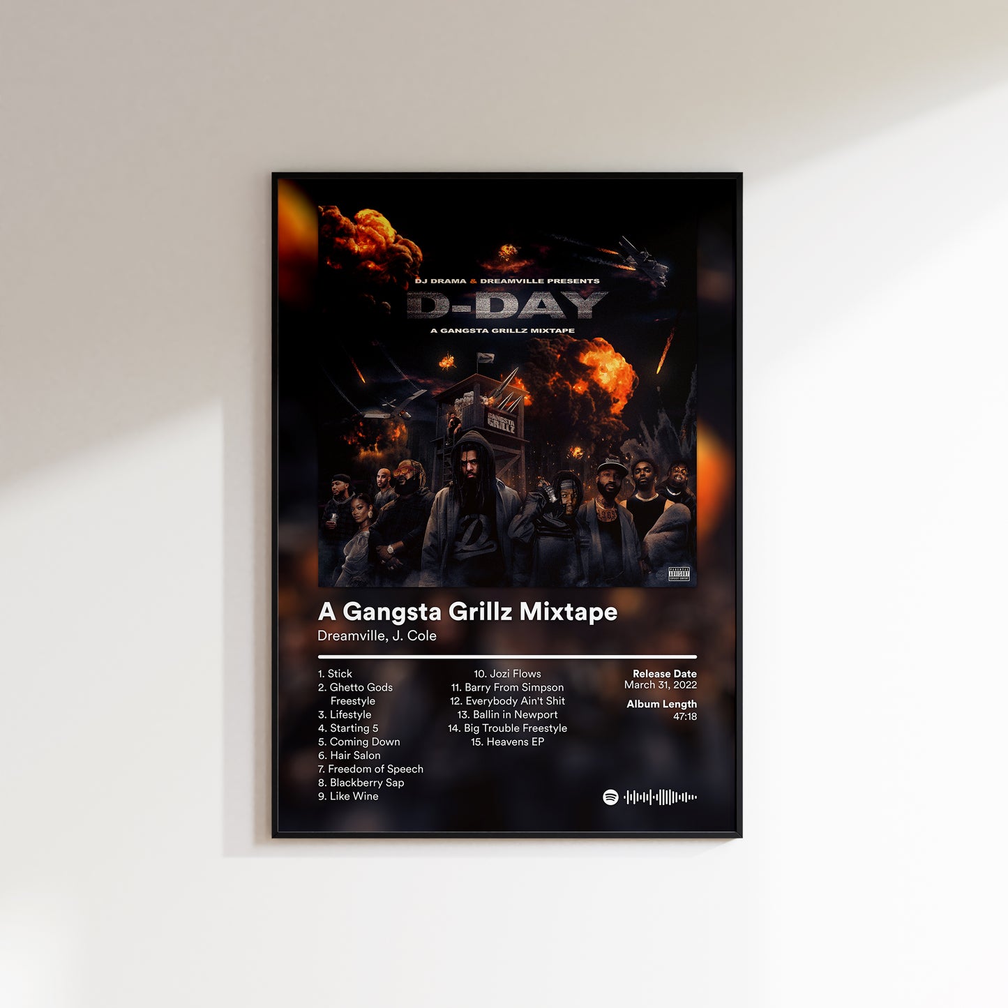 J. Cole Album Posters