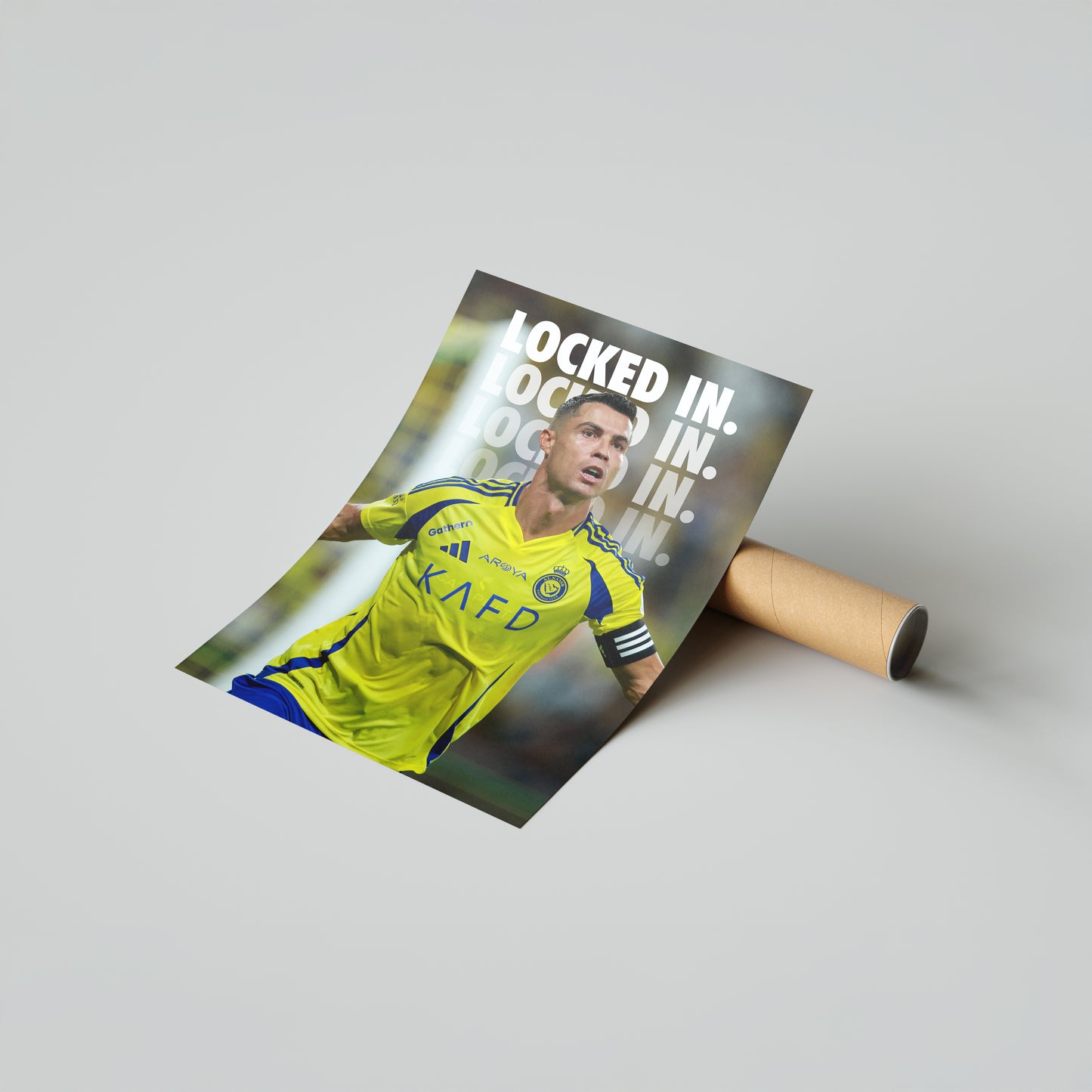 Cristiano Ronaldo Locked In Poster