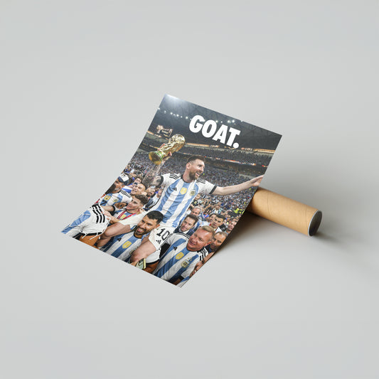 Lionel Messi Goat Poster