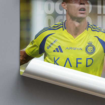 Cristiano Ronaldo Locked In Poster