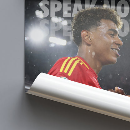 Lamine Yamal Speak Now Poster