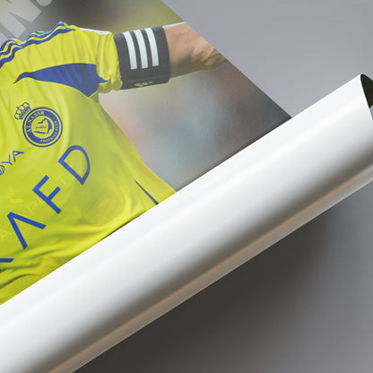 Cristiano Ronaldo Locked In Poster