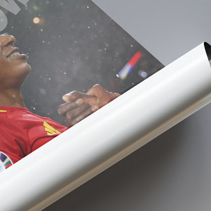 Lamine Yamal Speak Now Poster