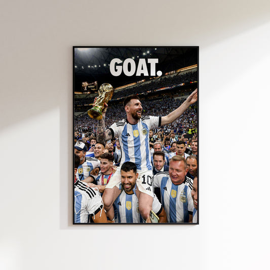 Lionel Messi Goat Poster
