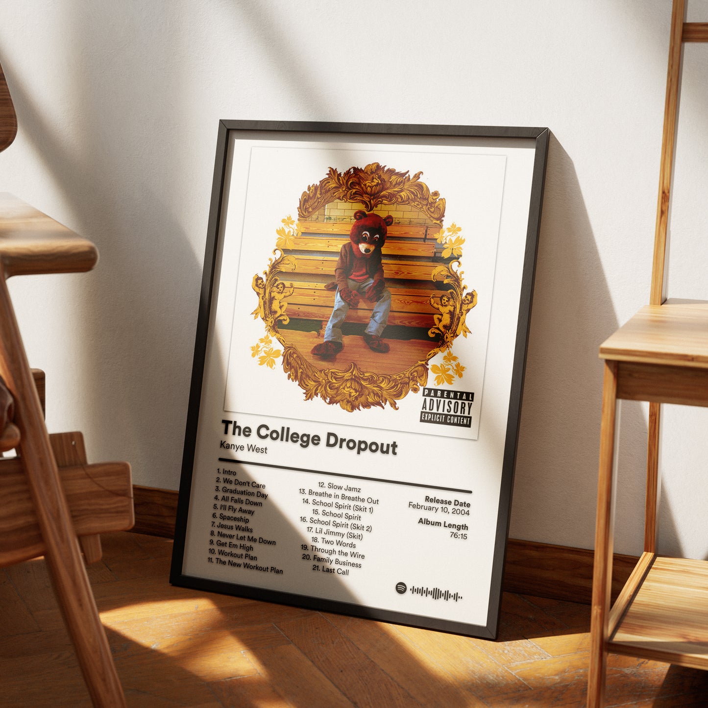 The College Dropout: Kanye West Poster